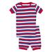 Leveret Shorts Pajamas Boys 2 Piece Pajamas Set 100% Cotton (Red/White/Blue,Size 5 Toddler)