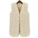 Women Faux Fur Warmer Vest Waistcoat Gilet Winter Jackets Coat Outerwear