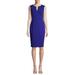 Calvin Klein Womens Toggle Sheath Wear to Work Dress