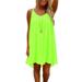 UKAP Women Cover Up Chiffon Swimsuit Beach Dress Bikini Cover Ups Summer Beachwear Spaghetti Strap Sundress