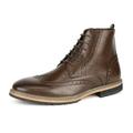 Bruno Marc Mens Dress Riding Ankle Boots Military Combat Chelsea Chukka Oxfords Boots BROWN BERGEN_10 size 8