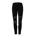 XiaodriceeeWomens Plus Size Pleated Skinny Leggings Elastic Pencil Pants Jeggings Trousers