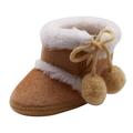 Ardorlove Winter Super Warm Newborn Baby Girls First Walkers Shoes Infant Toddler Soft Fur Snow Anti-slip Boots Booties