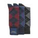 Polo Ralph Lauren Men's Argyle Dress Socks, 3 Pairs, Navy Assorted