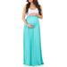 Niuer Maternity Sundress for Women Baby Shower Stretch Dress Sleeveless Ruched Swing Tank Dress Sleeping Nightwear