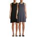 Time and Tru Women's Sleeveless Knit Dress, 2-Pack