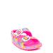 Wonder Nation EVA Tie Dye Two-Strap Footbed Sandal (Toddler Girls)