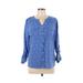 Pre-Owned Croft & Barrow Women's Size L Petite Long Sleeve Blouse