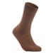 Lian Style Women's 4 Pairs Knitted Wool Socks One Size 7-10 (Brown)