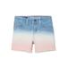 Vigoss Girls Ombre Tie Dye Frayed Hem Denim Jean Shorts, Sizes 4-14