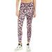 Calvin Klein Women's Leopard Print High-Waist Leggings Purple Size Extra Large