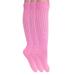 Pink Slouch Socks for Women Boot Socks 3 PAIRS Size 9 to 11