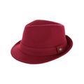 Epoch Hats Company Wool Felt Fedora Hat with Fabric Band (Men's)