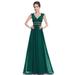 Ever-Pretty juniorss Long Black Tie Cocktail Homecoming Dresses for Juniors 08697J Dark Green US21