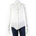 Pre-ownedTheory Womens Silk Sleeveless Button Up Blouse White Size P