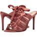 Avec Les Filles Womens Janelle Satin Open Toe Special Occasion Strappy Sandals