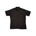 Van Heusen Air Mens Black Sandwashed Short Sleeve Button-Up Shirt