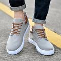 Men's canvas shoes Korean version of breathable sports casual shoes foreign trade large size men's shoes gray 44