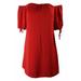 Rachel Rachel Roy Red Off-The-Shoulder Sweetheart Dress 0