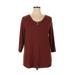Pre-Owned Sonoma Goods for Life Plus Women's Size XL Long Sleeve Top
