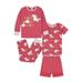 Gerber Baby Girls & Toddler Girls Snug Fit Cotton Mix 'n Match Pajamas, 4-Piece PJ Set (12M-5T)