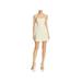 French Connection Womens Whisper Light A-Line Spaghetti Straps Mini Dress