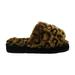 Michael Michael Kors Women's Shoes Grace fay-888 Faux Fur Open Toe Casual Slide Sandals