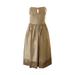 Laundry By Shelli Segal Womens Gold Strapless Keyhole Dress 6