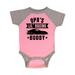 Inktastic Opa's Lil' Racing Buddy with Car Silhouette Infant Creeper Unisex, Pink and Heather, 24 Months