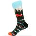 Urban-Peacock Men's Novelty Fun Socks - Foxes - 1 Pair