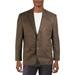 Lauren Ralph Lauren Mens Woven Pattern Two-Button Blazer