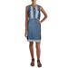 MICHAEL Michael Kors Womens Lace up Embroidered Tank Dress