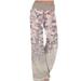 New Women's Loose Printed Yoga Wide Leg Sports Pants