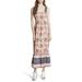 Joie Womens Smocked Sundress Maxi Dress