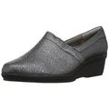 LifeStride Women's Klass Work Shoe,black sparkle,7 W US