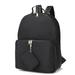 MKF Collection by Mia K. MKF-87905BK Ainsley Nylon Backpack, Black - Small