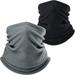 AXBXCX Neck Warmer Gaiter - Windproof Ski Mask - Cold Weather Face Motorcycle Mask Thermal Scarf Winter for Running Snowboarding Fishing Hunting Off-roading Black + Gray