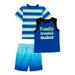Garanimals Baby Boy & Toddler Boy T-Shirt, Tank & Cargo Shorts Mix & Match Outfit Set, 3-Piece (12M-5T)