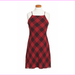 Ralph Lauren Polo Girls Plaid Sleeveless Chiffon Dress, Red/Black, Size 16