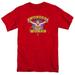 Trevco Dc-Flying Through - Short Sleeve Adult 18-1 Tee - Red, 2X