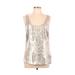 Pre-Owned Tory Burch Women's Size 8 Sleeveless Silk Top