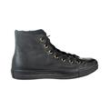 Converse Chuck Taylor All Star High Winter Knit Leather Fur Women's Shoes Black 553365c