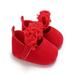 Luxsea Spring Baby Girl Solid First Walkers Sneakers 0-18 Months Infants Flowers Lace-up Casual Toddler Crib Shoes