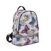 POPPY Floral Backpack Purse for Women Double Compartments School Shoulder Bag Travel Rucksack Knapsack with Wallet