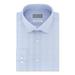 MICHAEL KORS Mens Light Blue Windowpane Plaid Collared Cotton Dress Shirt XL 17- 32/33