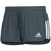 Adidas Women's 3-Stripes Knit Shorts Onix/White DN0545