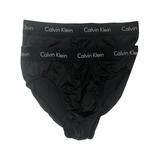 Calvin Klein Microfiber Stretch Classic Fit 2 Pack Hip Briefs NP1906O (001,Regular,M)