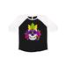Inktastic Mardi Gras Skull with Masquerade Mask Child Short Sleeve T-Shirt Unisex