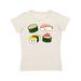 Inktastic Sushi with Faces Adult Women's T-Shirt Female Retro Heather Natural L