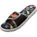 NORTY Boy's Girl's Unisex Slide Strap Sports Shower Beach Pool Sandal - Runs One Size Small 40701-13MUSLittleKid Black